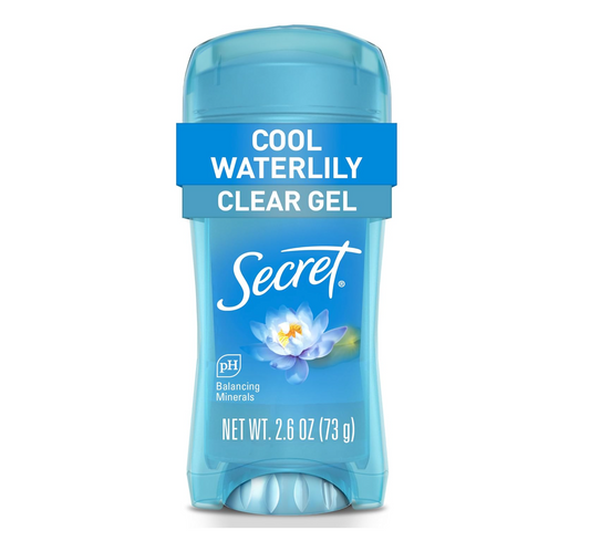 Secret Deodorant: Waterlily (Clear Gel)