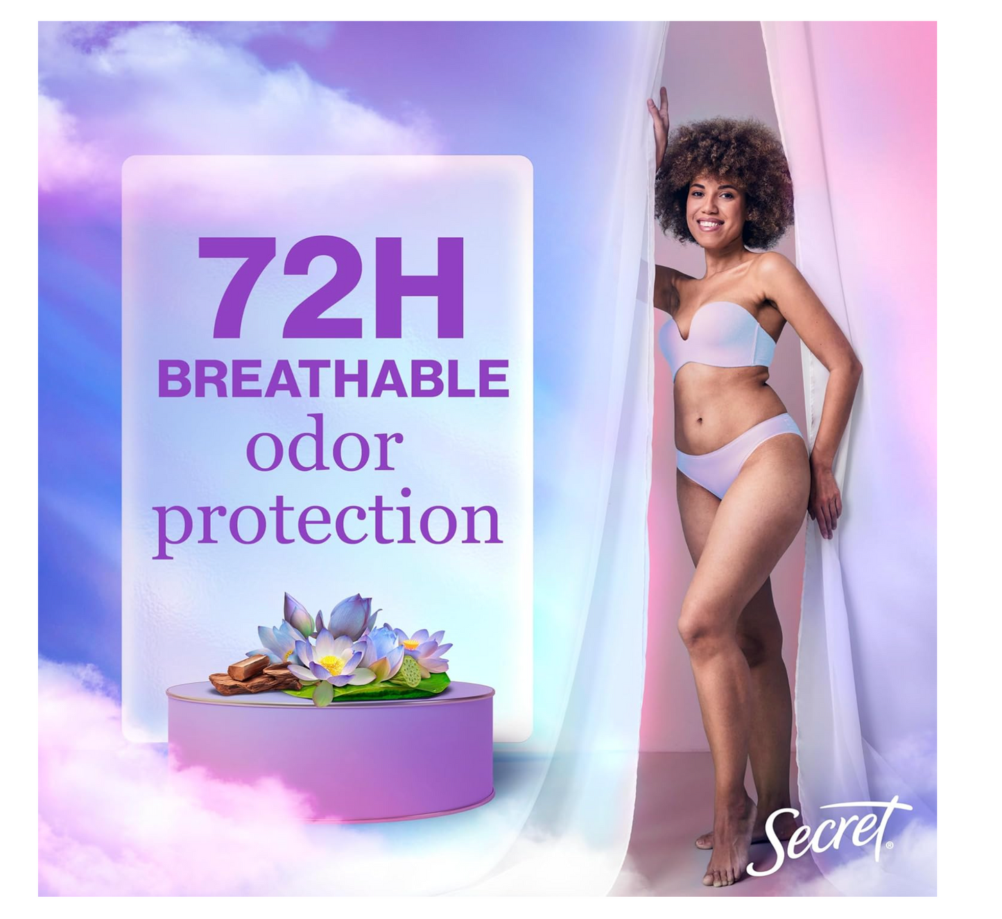 Secret Deodorant: Waterlily (Clear Gel)