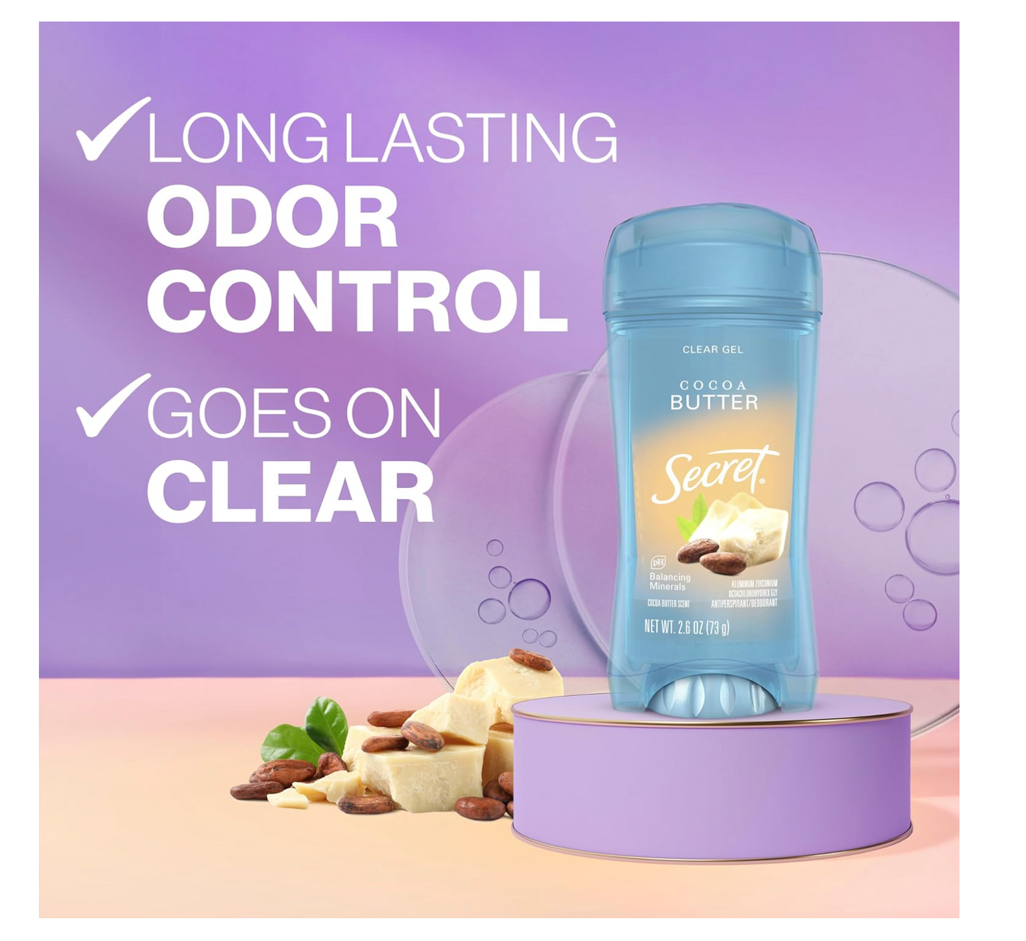Secret Deodorant: Cocoa Butter