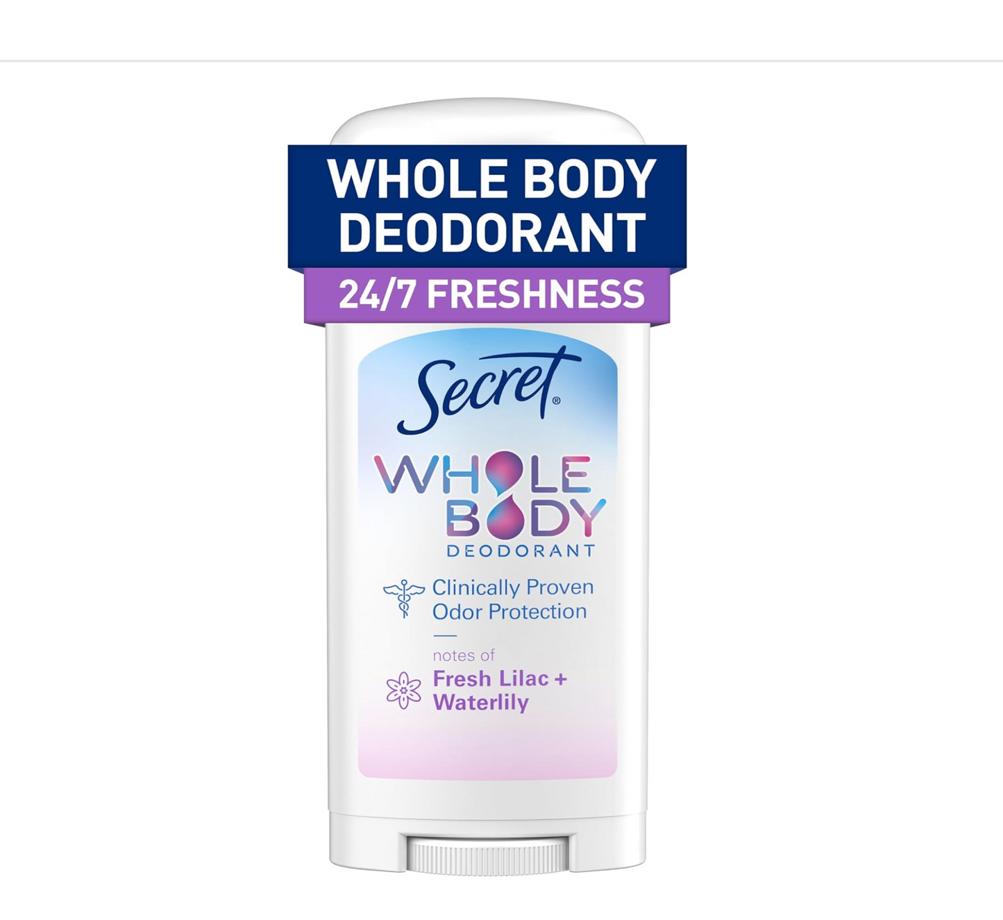 Secret Deodorant: Whole Body (Lilac) 68g