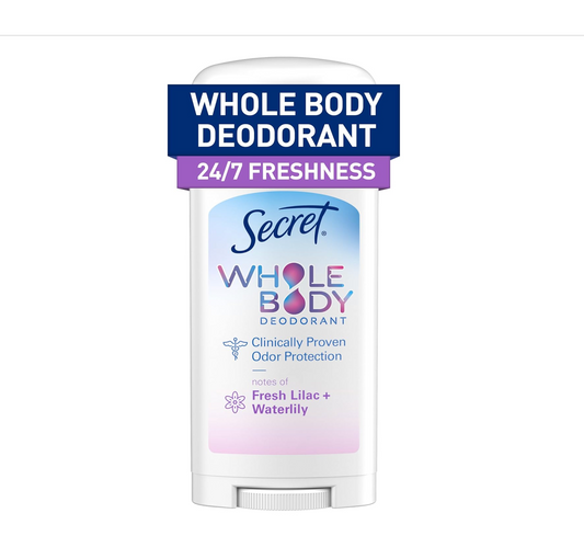 Secret Deodorant: Whole Body (Lilac) 68g