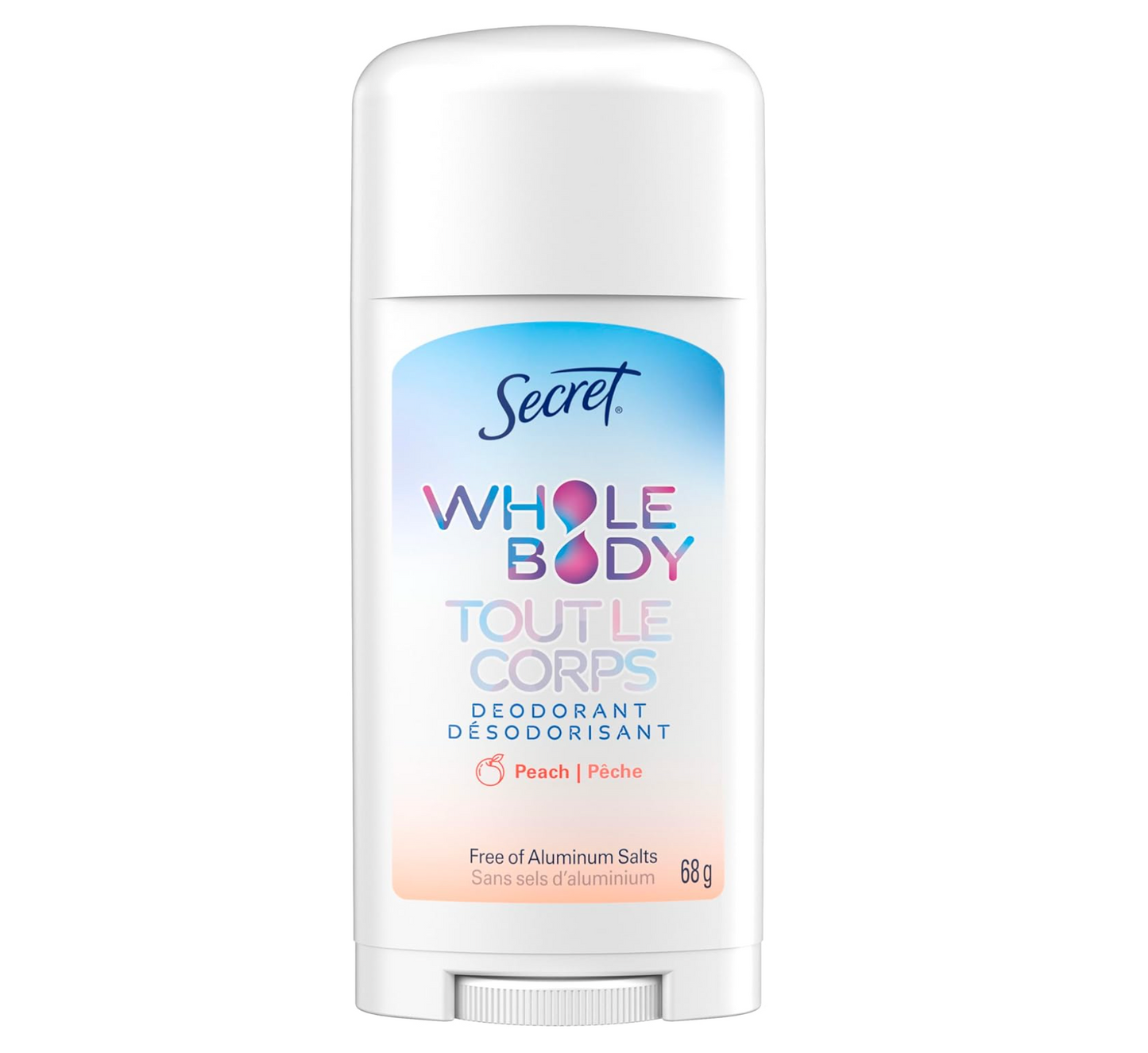 Secret Deodorant: Whole Body (Peach) 68g
