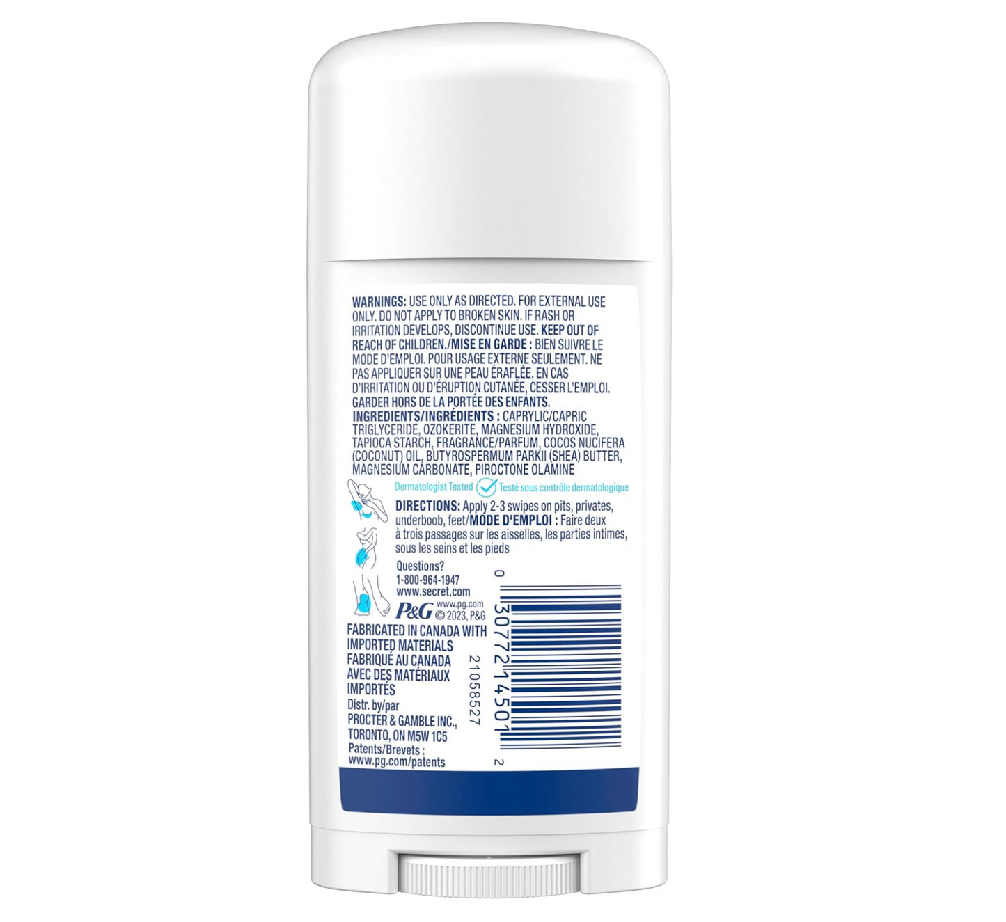 Secret Deodorant: Whole Body (Peach) 68g