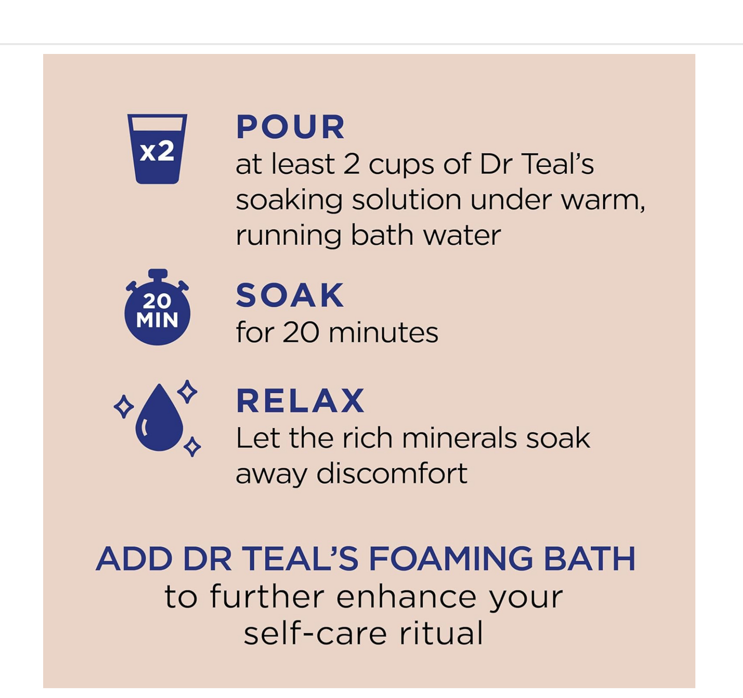 Dr Teal's: Pure Epsom Salt with Shea Butter & Almond Oil (3lbs)