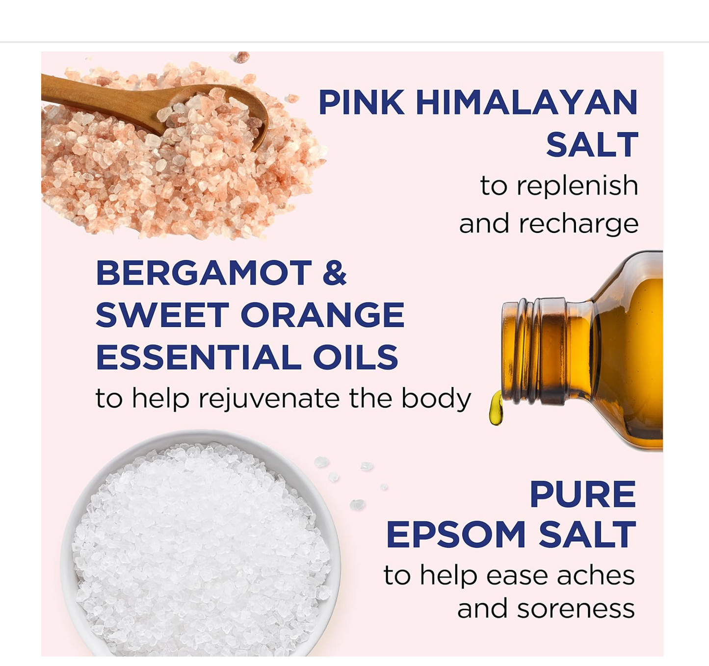 Dr Teal's: Pure Epsom Mineral Soak with Pink Himalayan Salt (3lbs)