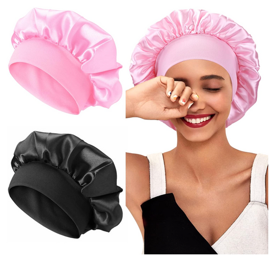 Satin Bonnet: (Pink)