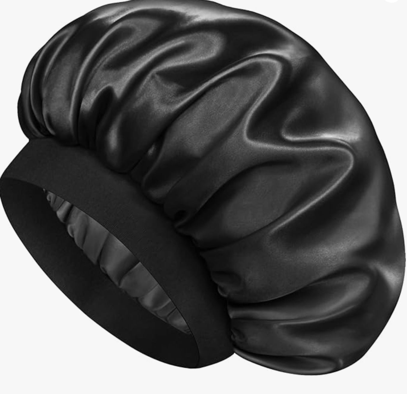 Satin Bonnet: (Black)