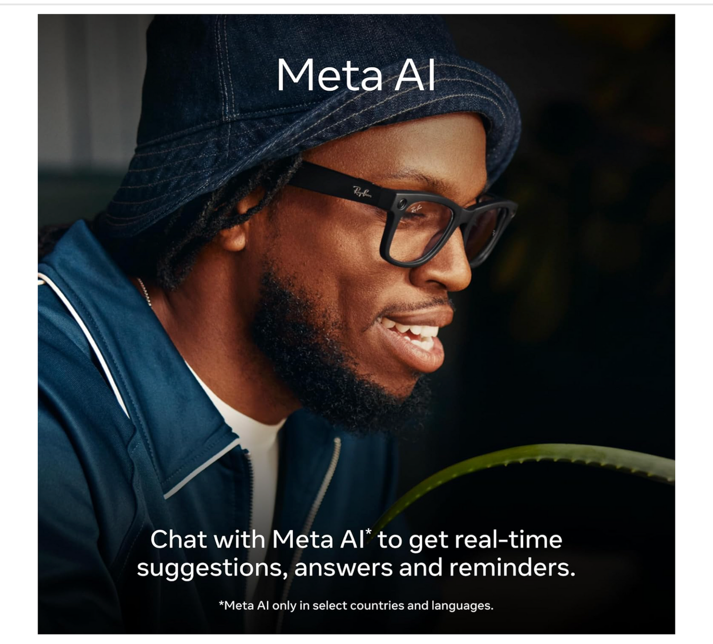 Meta Ray-Ban Glasses: Matte Black/Polarized Gradient Graphite