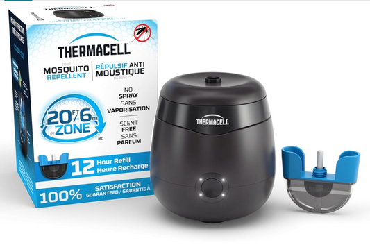 Thermacell Patio Shield Mosquito Repellent E-Series E552CHRCA Rechargeable Repeller