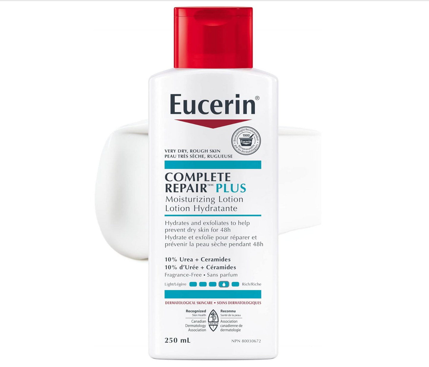 Eucerin: Complete Repair Plus Moisturizing Lotion (Very Dry, Rough Skin) 250mL