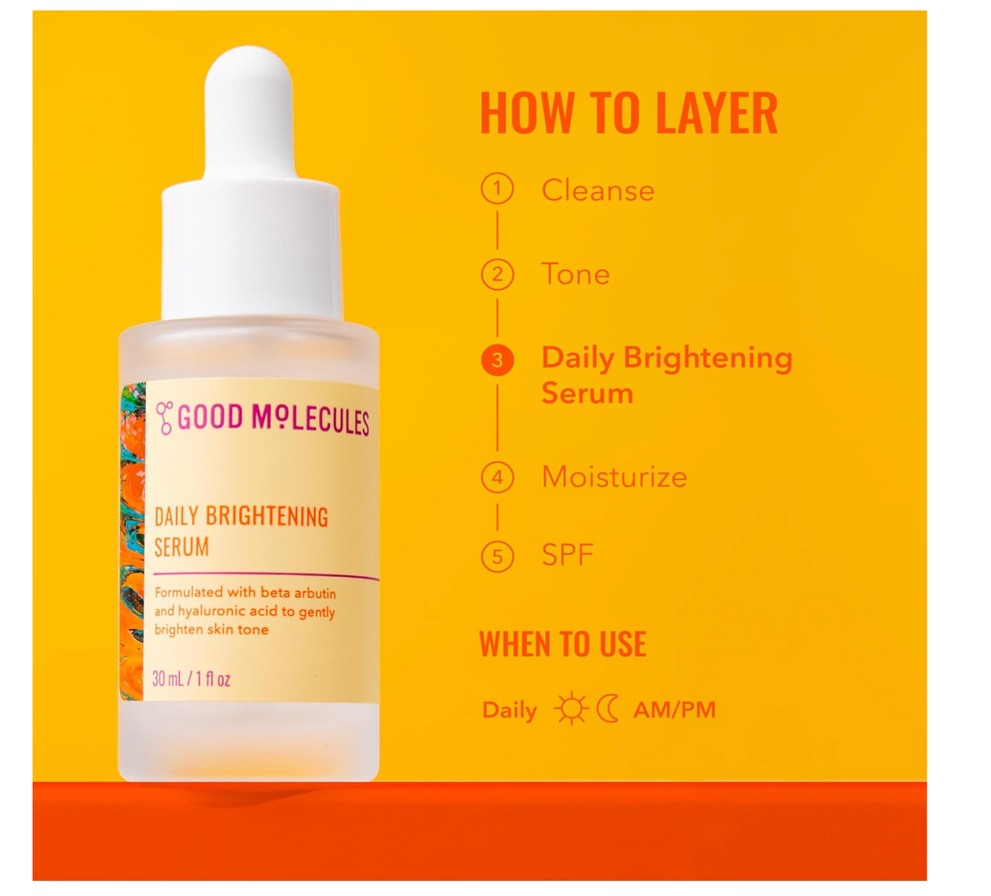 Good Molecules: Daily Brightening Serum