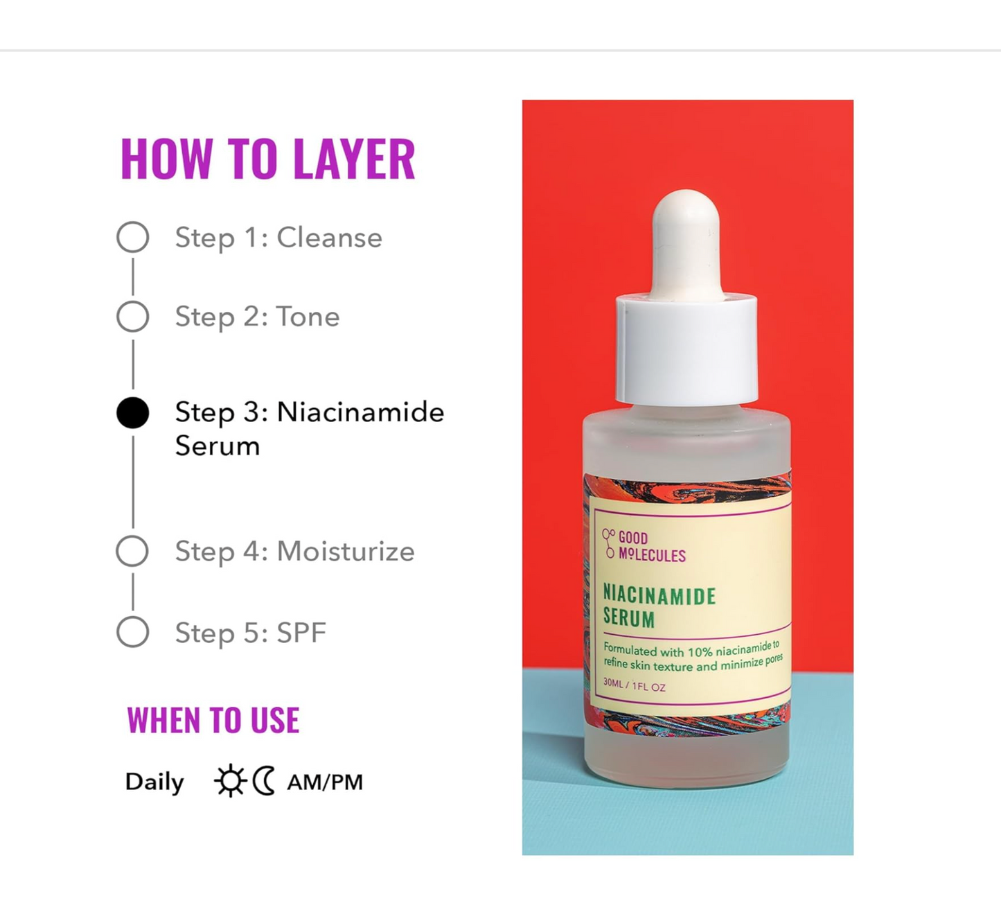 Good Molecules: 10% Niacinamide Serum