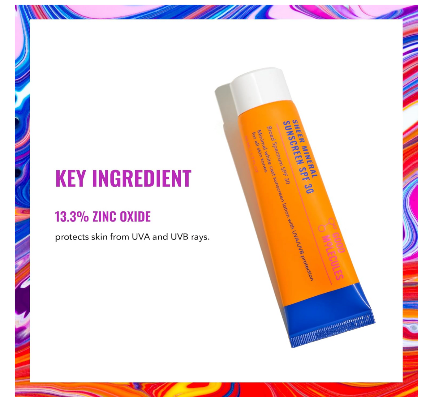 Good Molecules: Sheer Mineral Sunscreen SPF 30