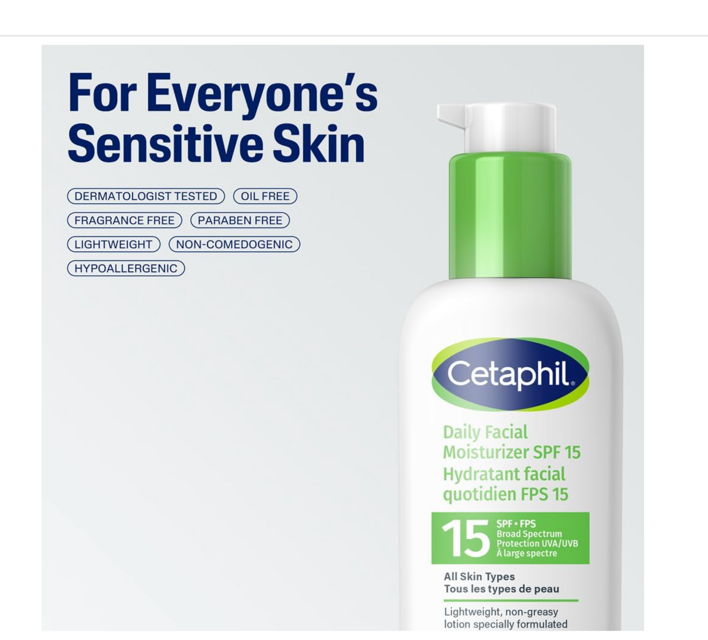 Cetaphil: Daily Facial Moisturizer SPF 15