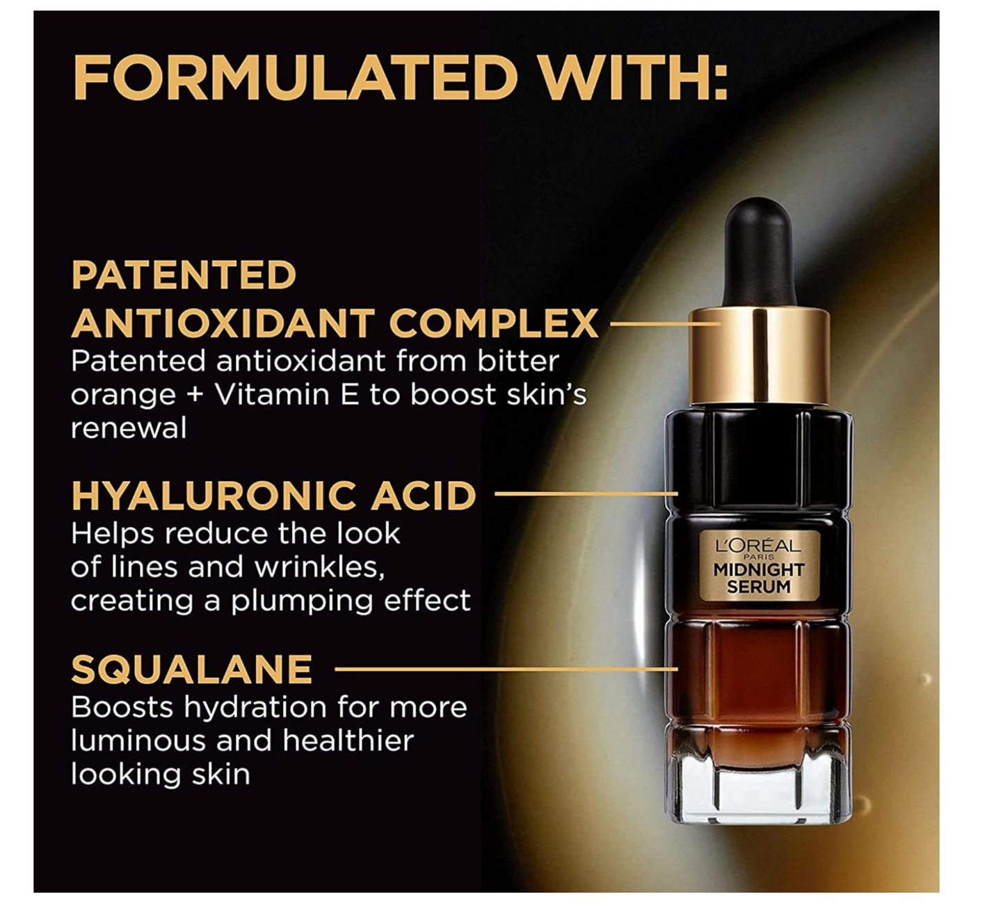 L'Oréal: Age Perfect Cell Renewal Midnight Serum (Antioxidant Recovery Complex) 30mL