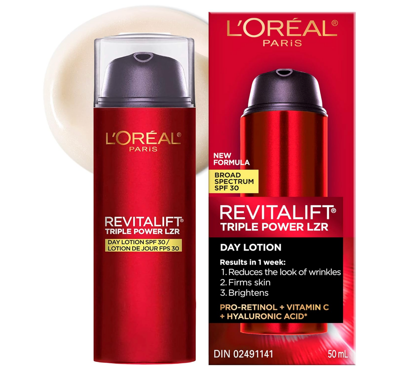 L'Oréal: Revitalift Triple Power LZR Day Lotion (Pro-Retinol + Vitamin C) 50mL