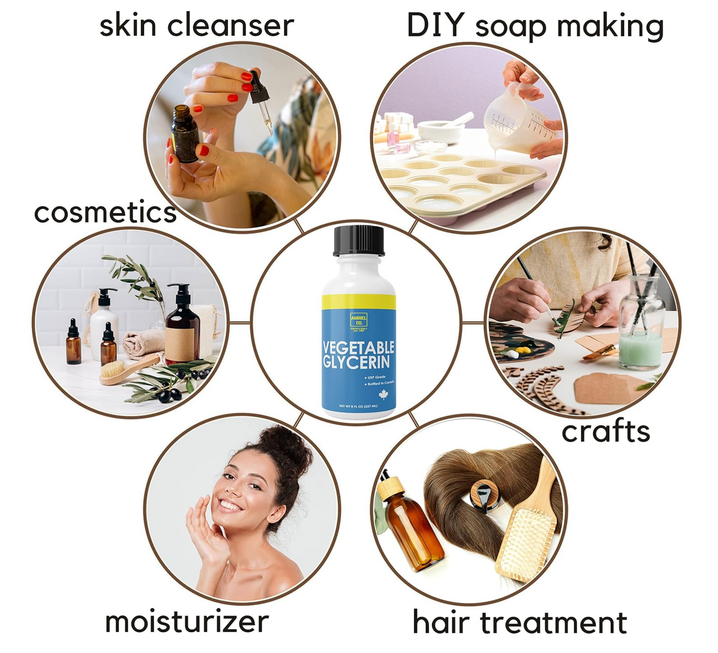 Amriel Co: Vegetable Glycerin (8oz)