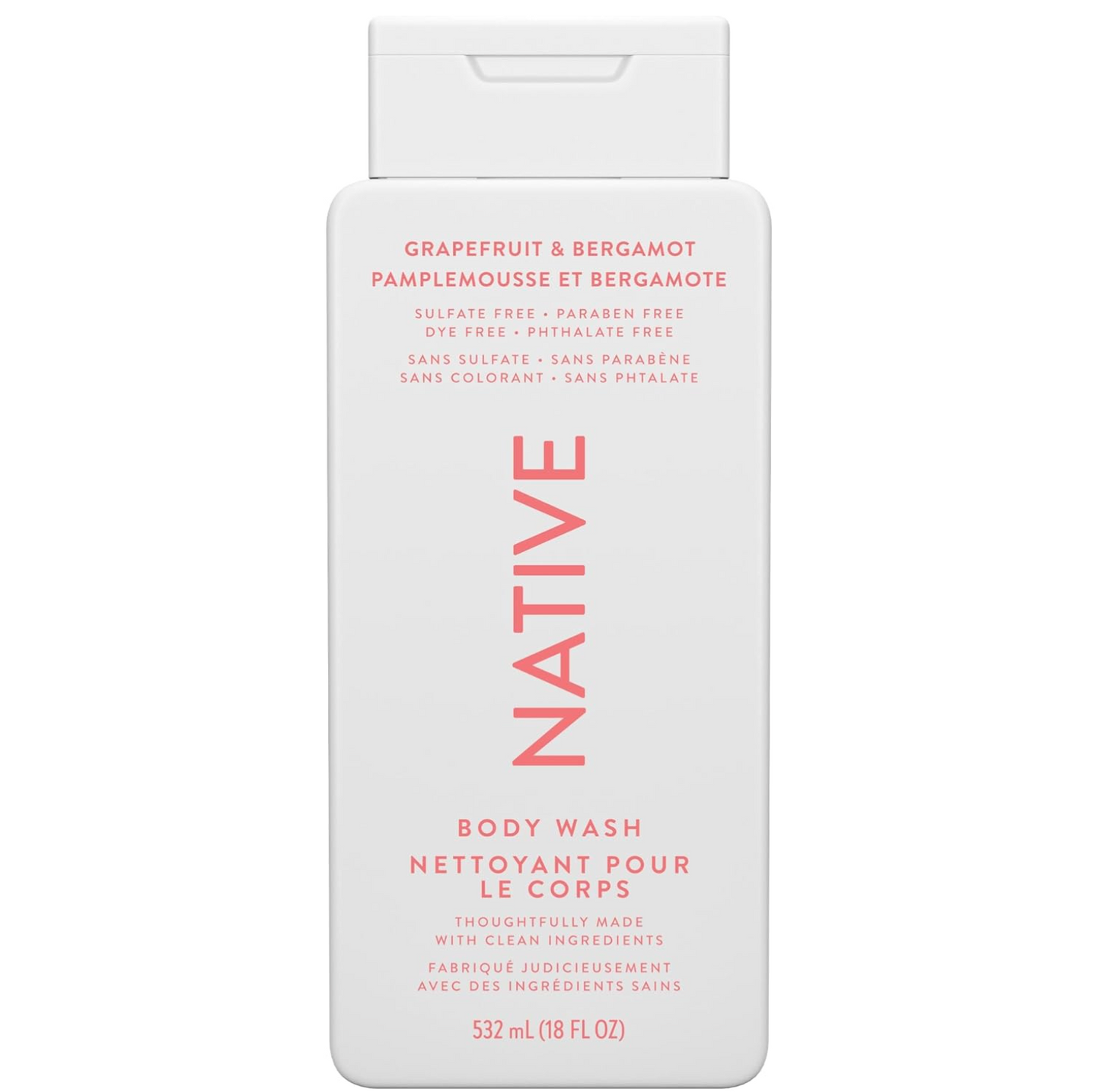 Native Body Wash: Grapefruit & Bergamot