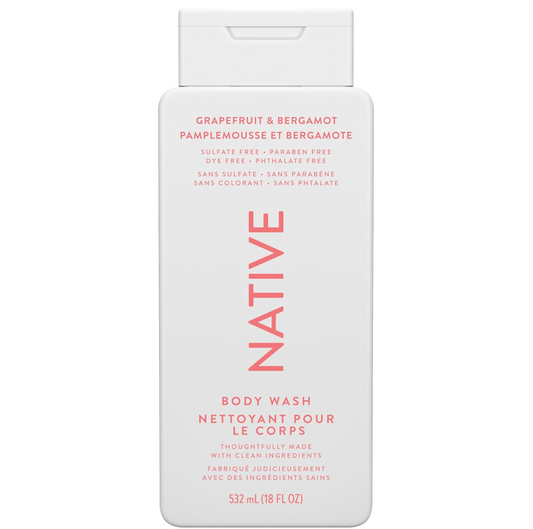 Native Body Wash: Grapefruit & Bergamot