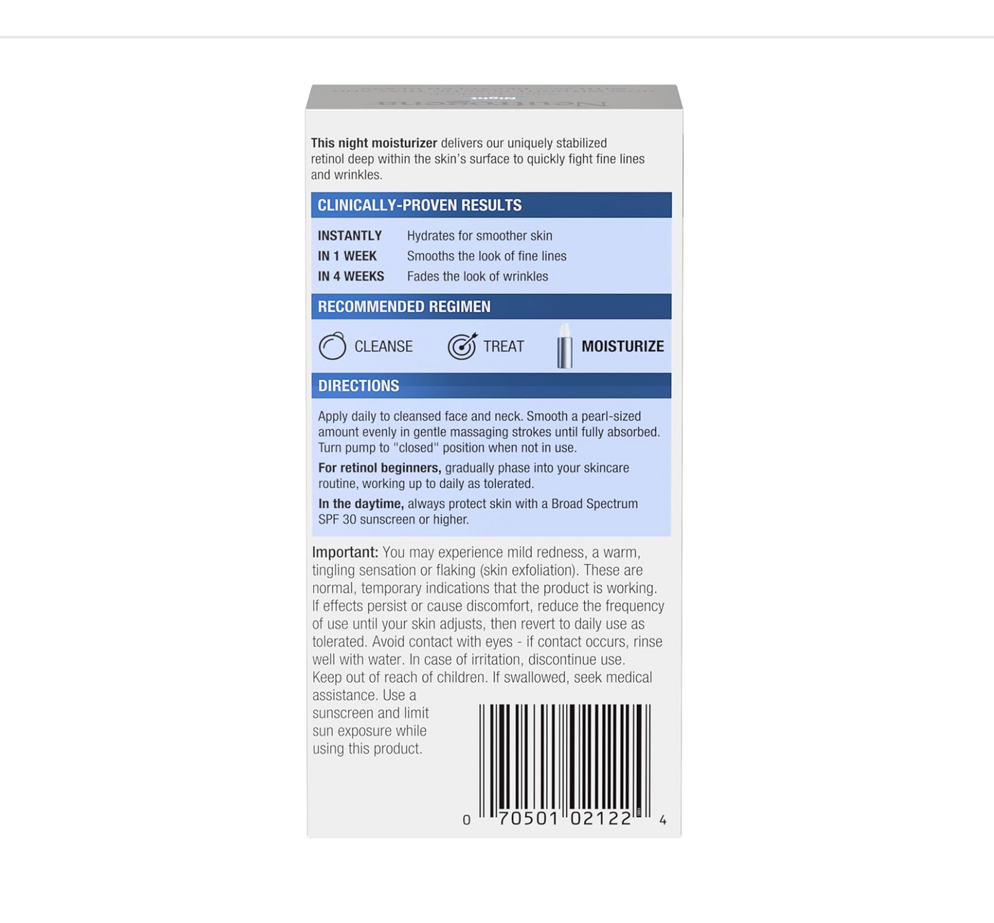 Neutrogena - Retinol Moisturizer (Night) 29mL