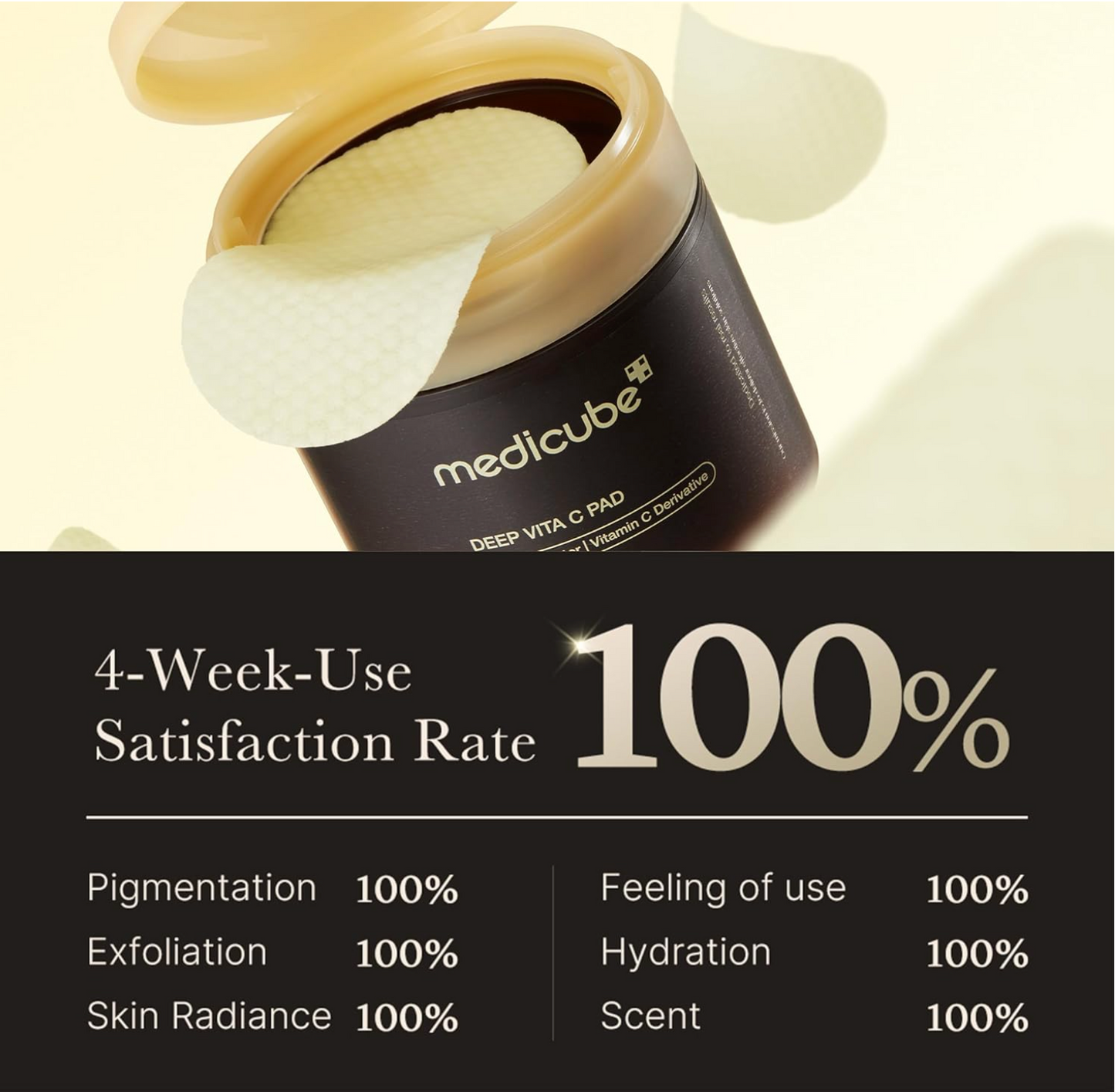 Medicube Toner Pads: Deep Vita C Facial Toner Pad | 70 Pads