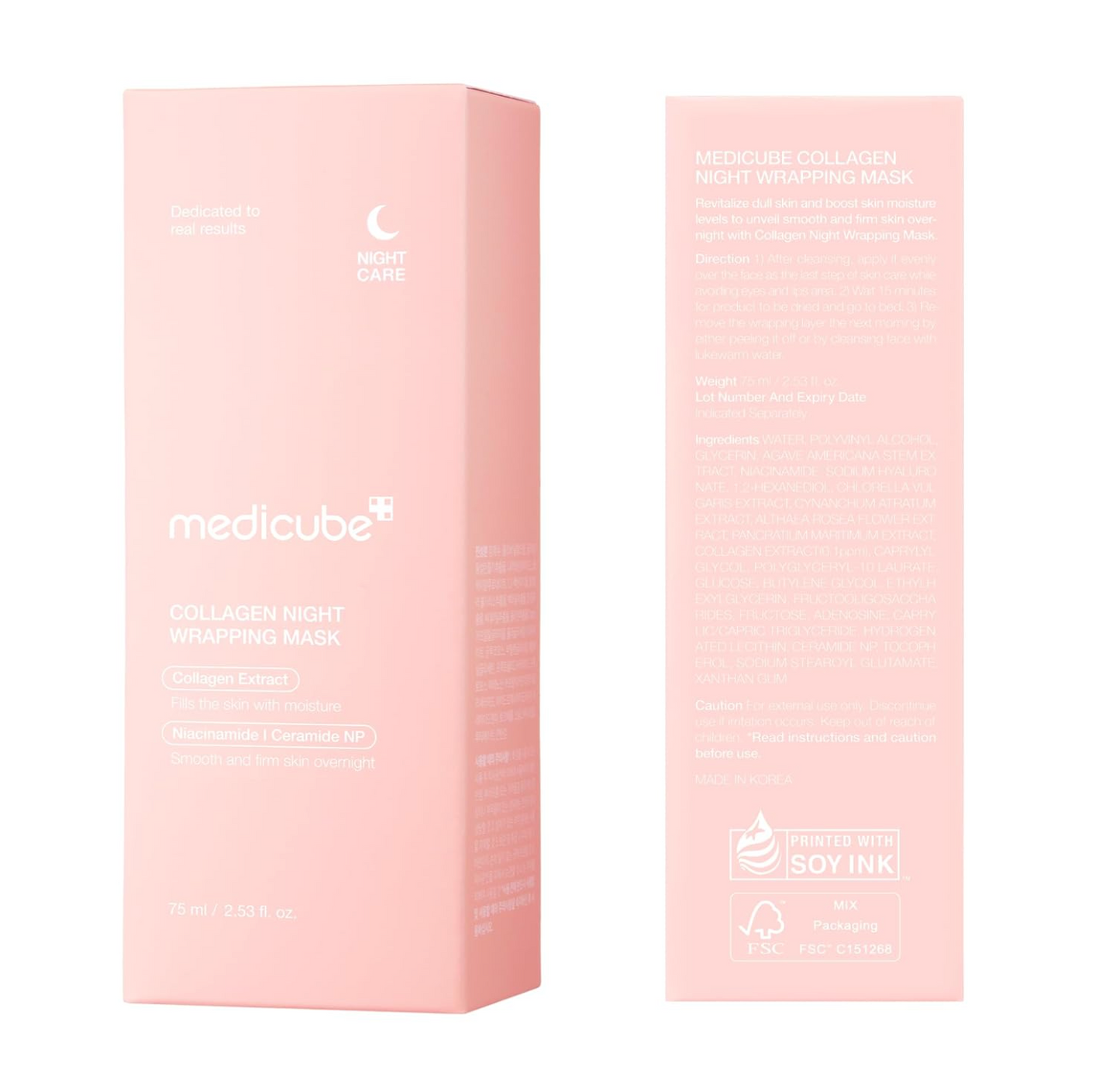 Medicube: Wrapping Mask Collagen Overnight Peel Off Facial Mask | 2.53 fl.oz