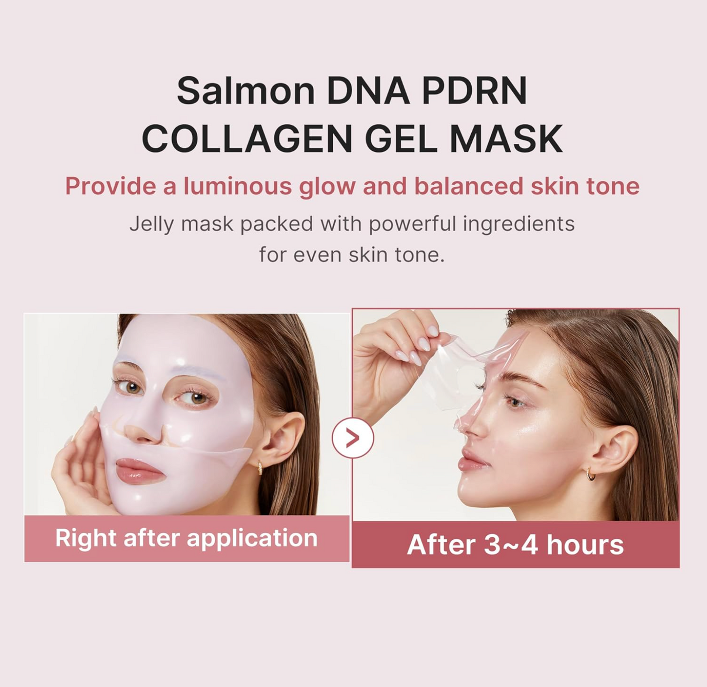 Medicube Jelly Gel Mask: with Salmon DNA PDRN Pink Collagen | Overnight Face Mask for Glass Glow Skin