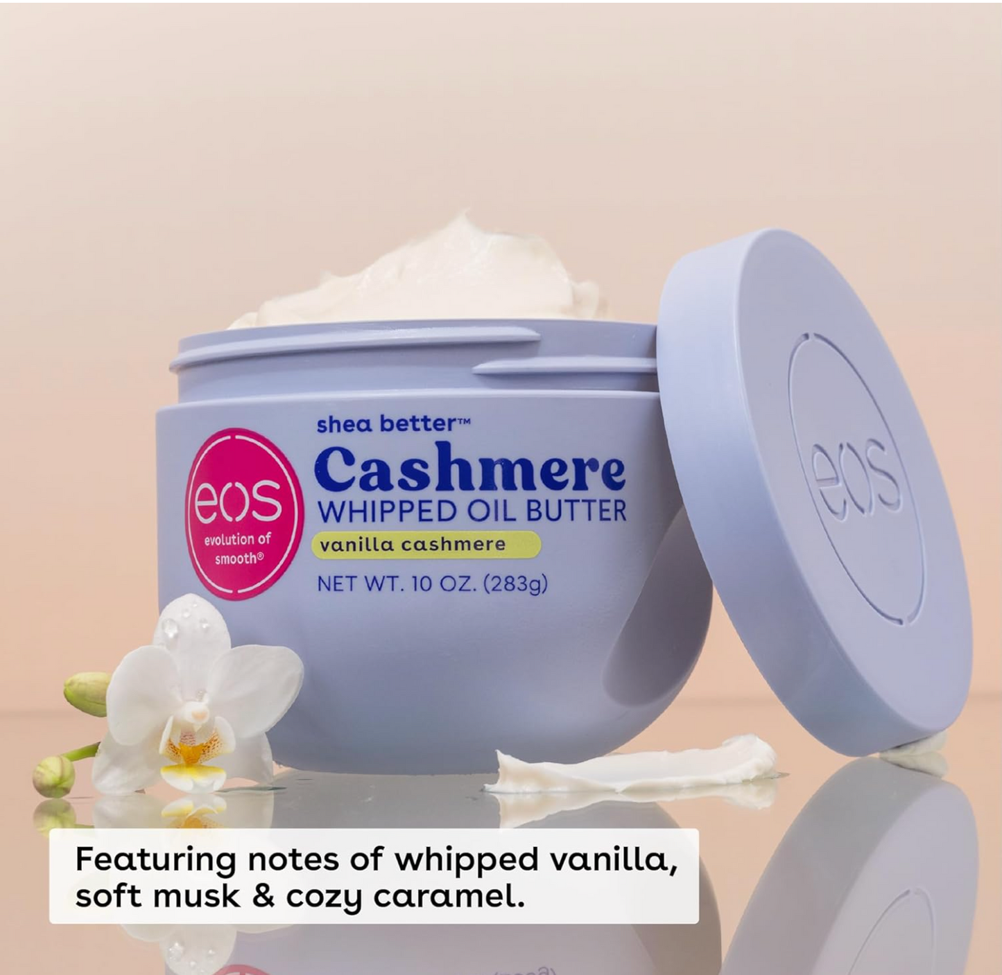 EOS: Cashmere Whipped Oil Body Butter, Vanilla Cashmere | 10 oz