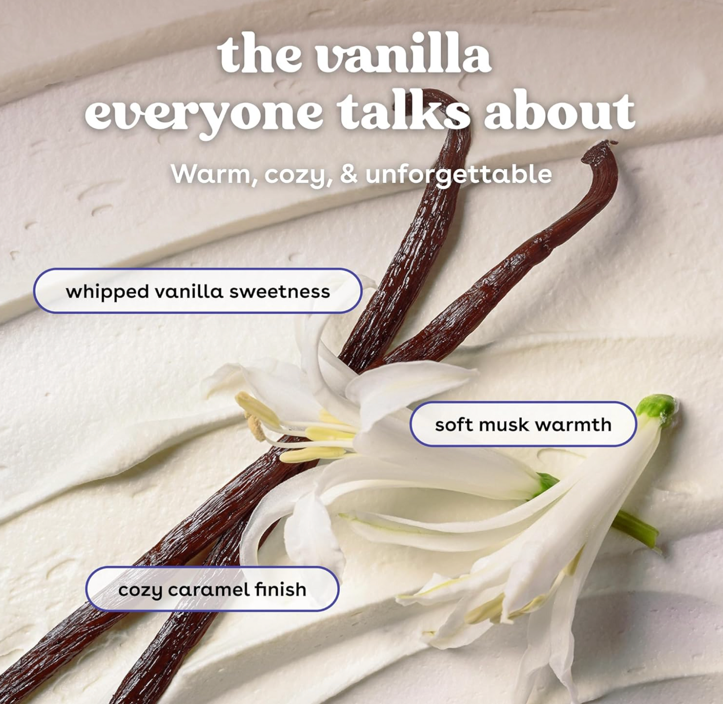 EOS: 24H Moisture Travel Body Lotion, Vanilla Cashmere, 2.5 fl oz