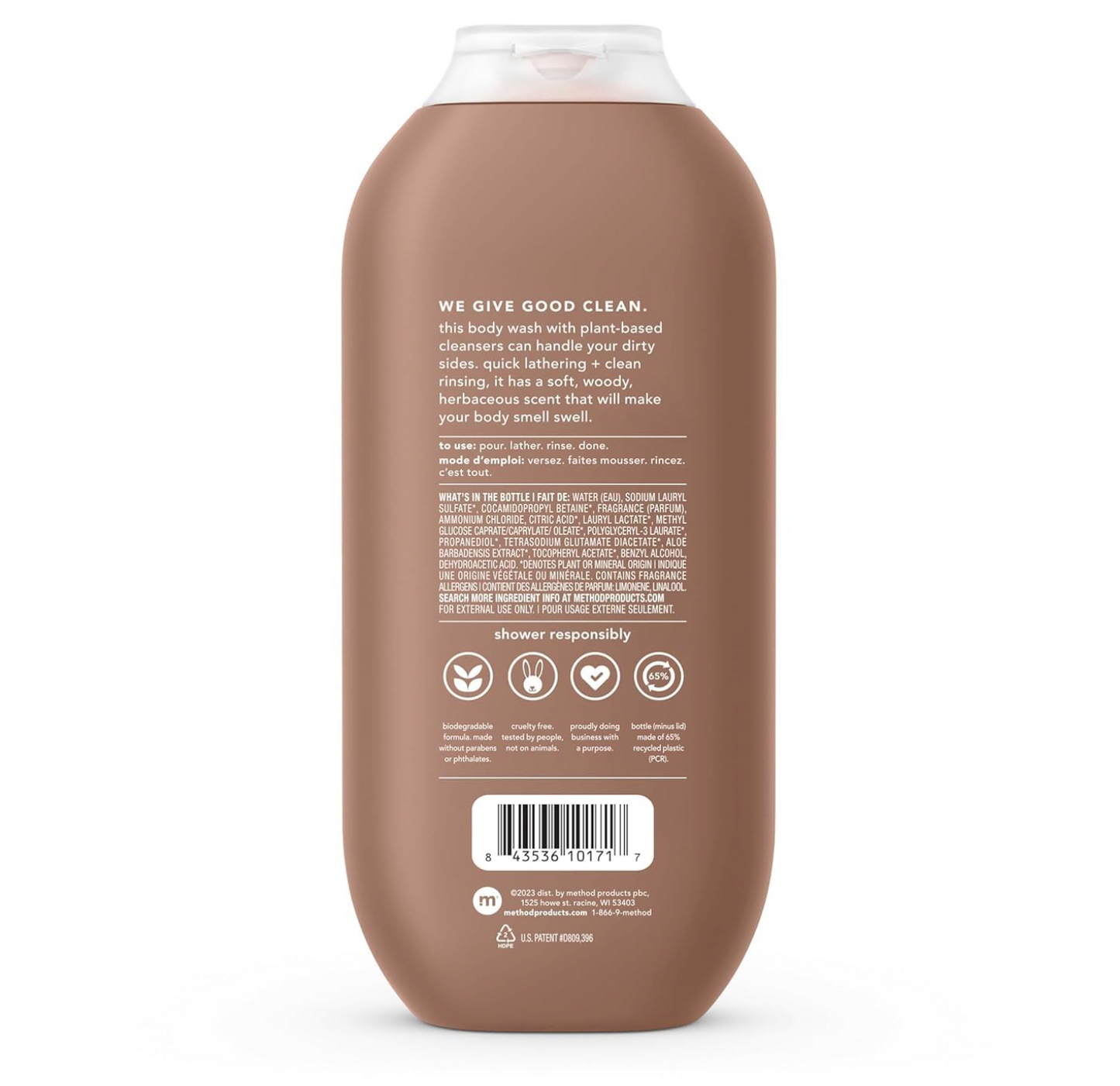 Method Men Body Wash: Sandalwood + Vetiver