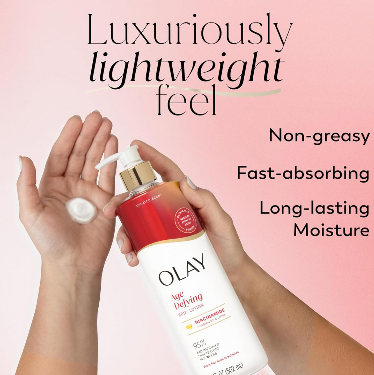 Olay Body Lotion: Age Defying with Niacinamide Serum (502mL)