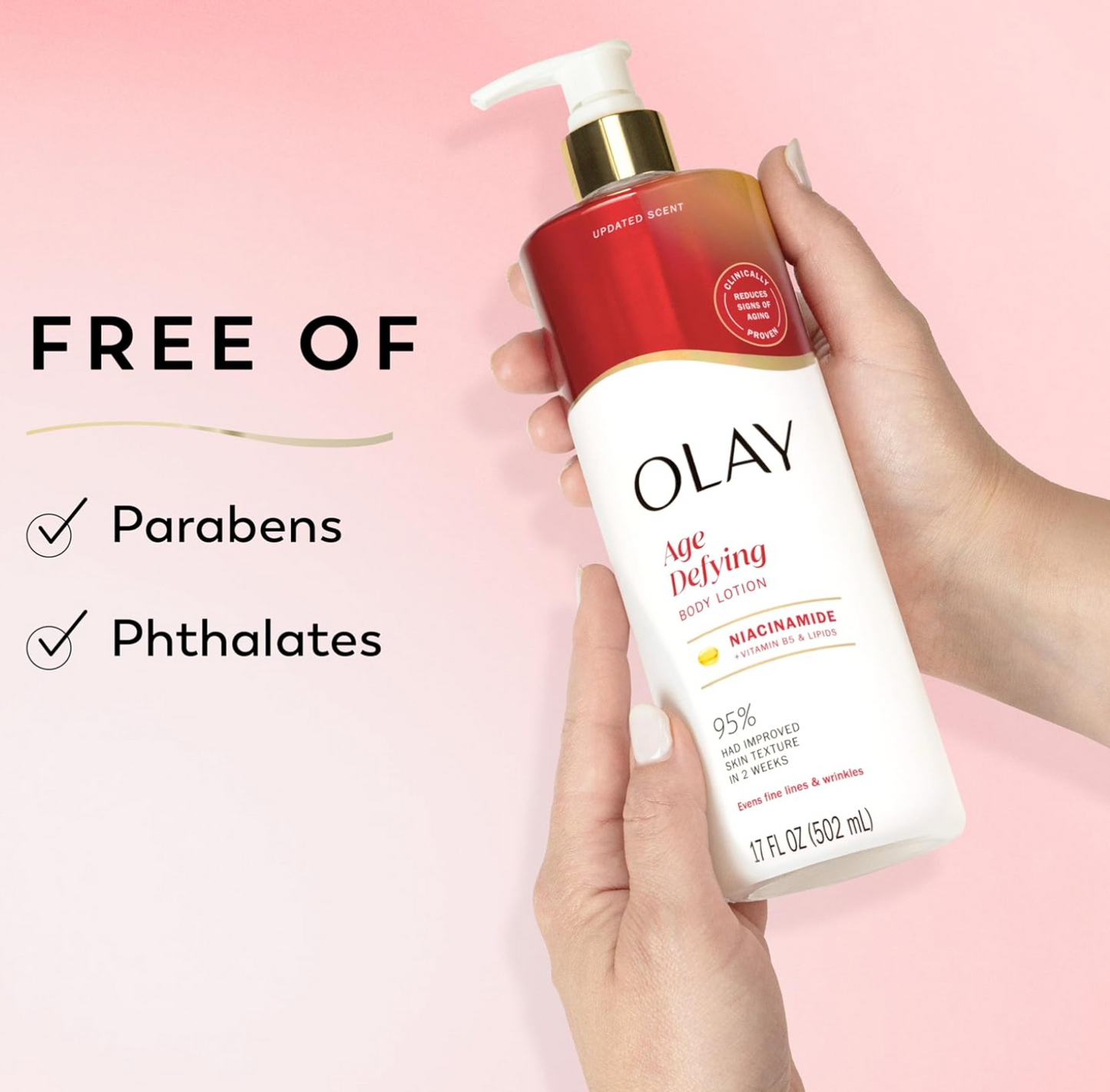 Olay Body Lotion: Age Defying with Niacinamide Serum (502mL)