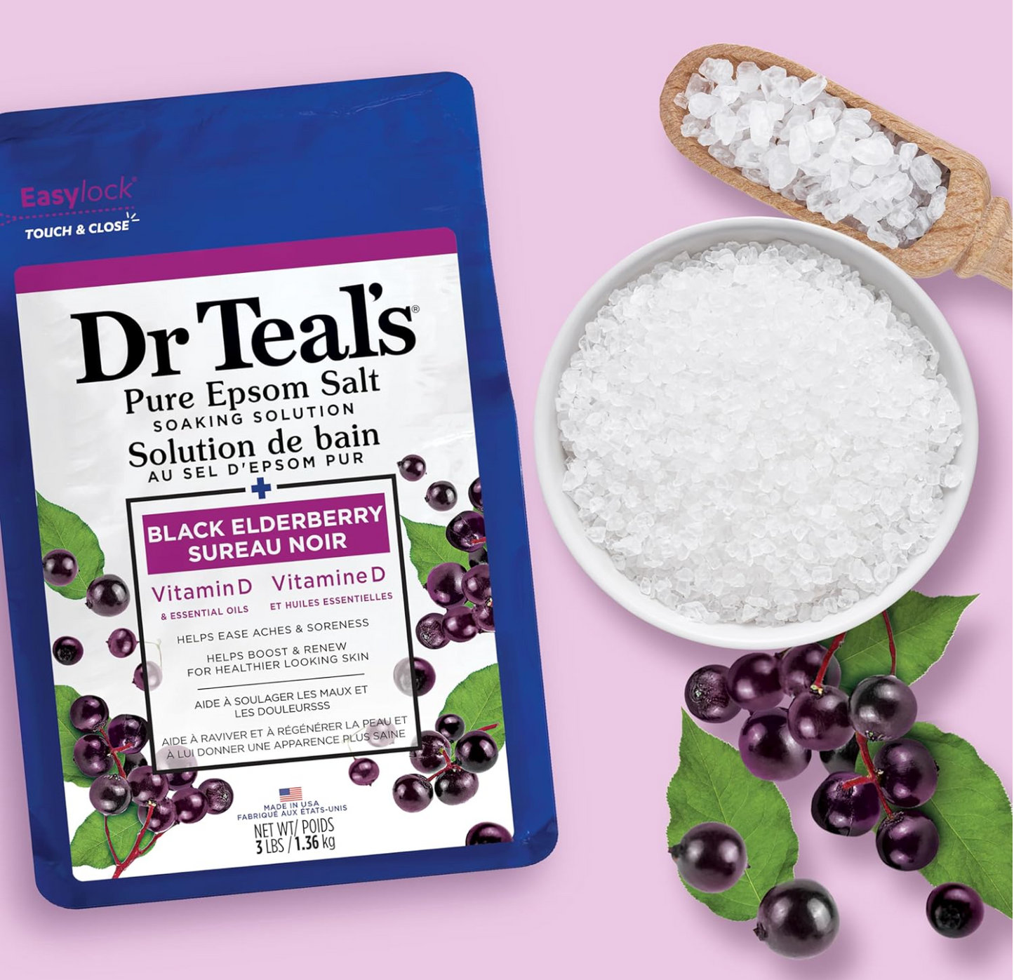 Dr Teal's: Elderberry (3lbs)