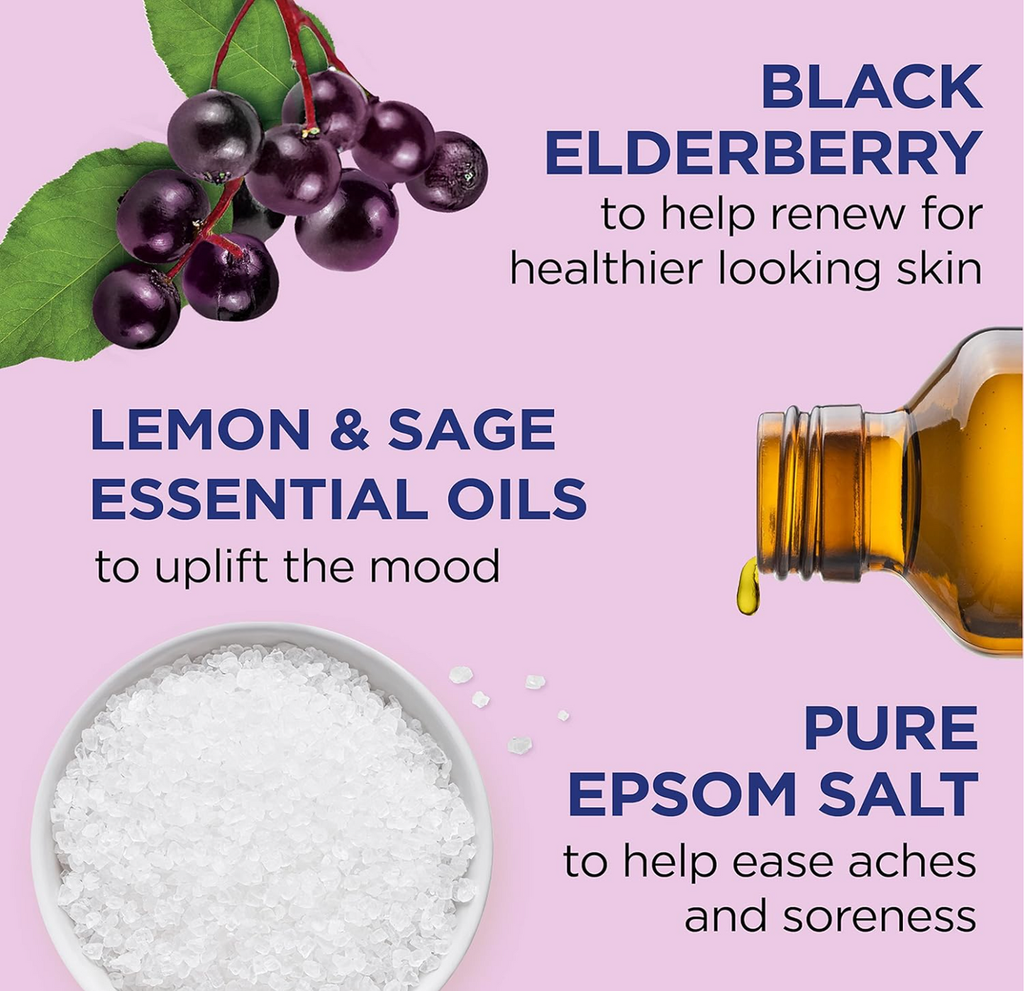 Dr Teal's: Elderberry (3lbs)