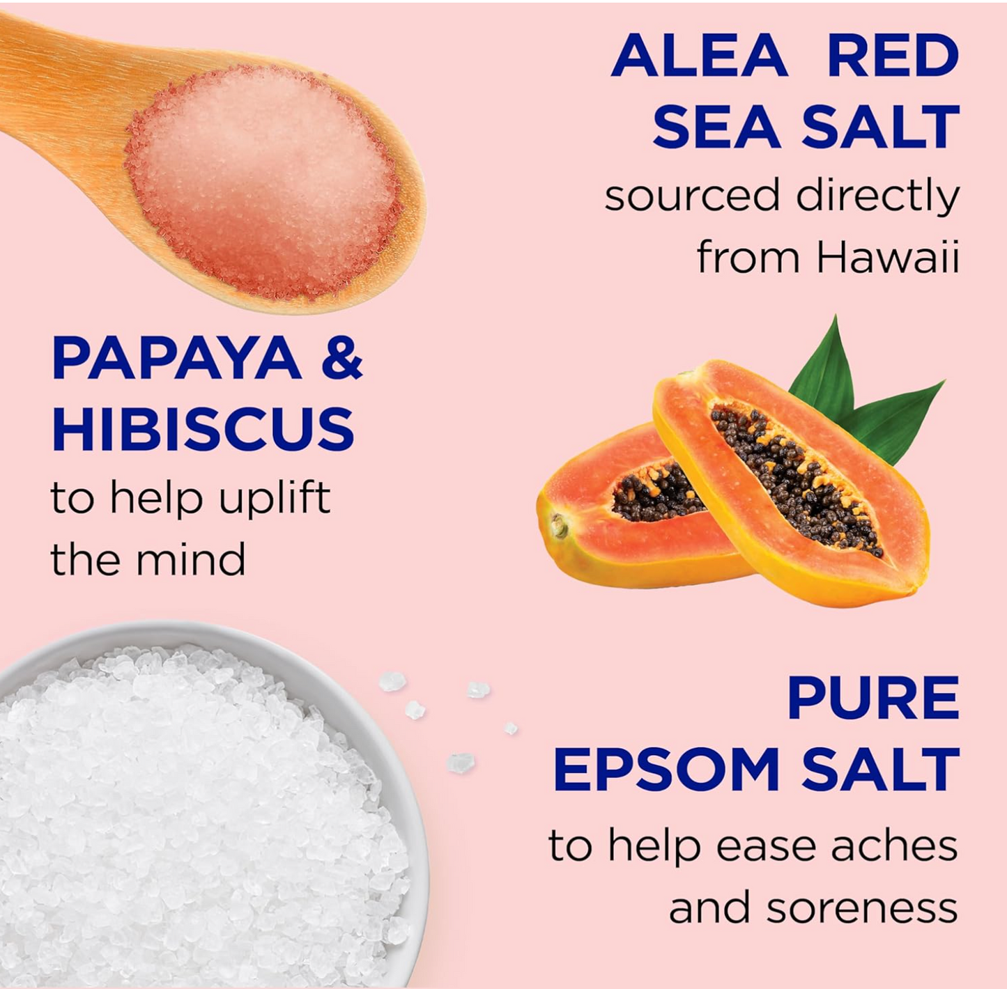 Dr Teal's: Pure Epsom Mineral Soak with Hawaiian Bliss (3lbs)