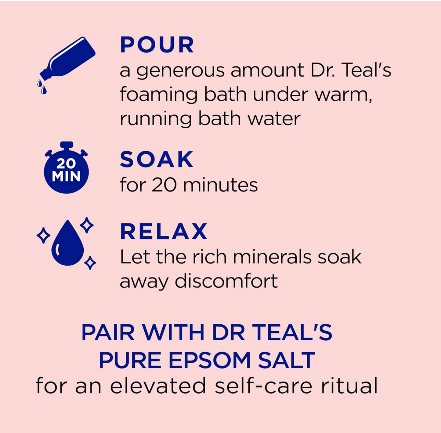 Dr Teal's: Pure Epsom Mineral Soak with Hawaiian Bliss (3lbs)