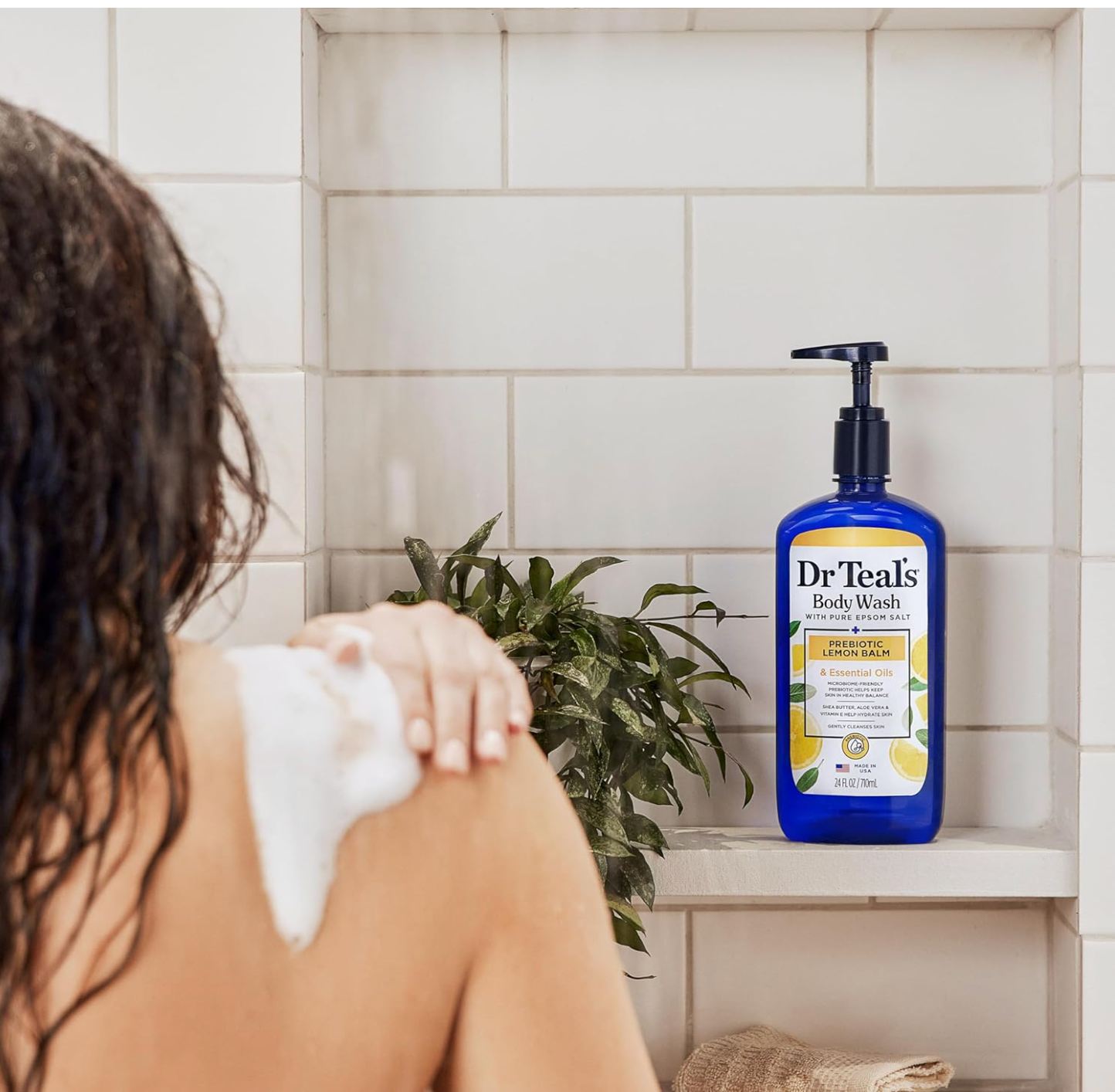 Dr Teal's Body Wash: Prebiotic Lemon Balm & Sage