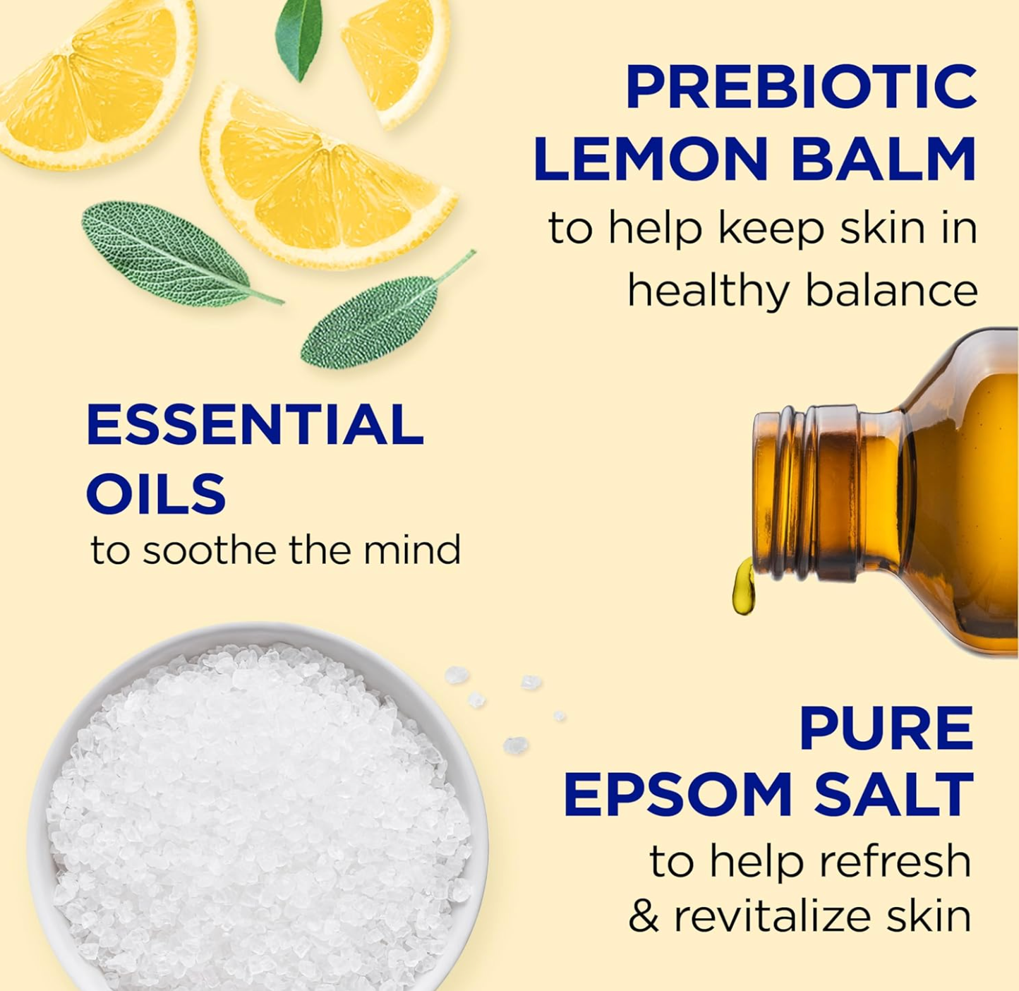 Dr Teal's Body Wash: Prebiotic Lemon Balm & Sage