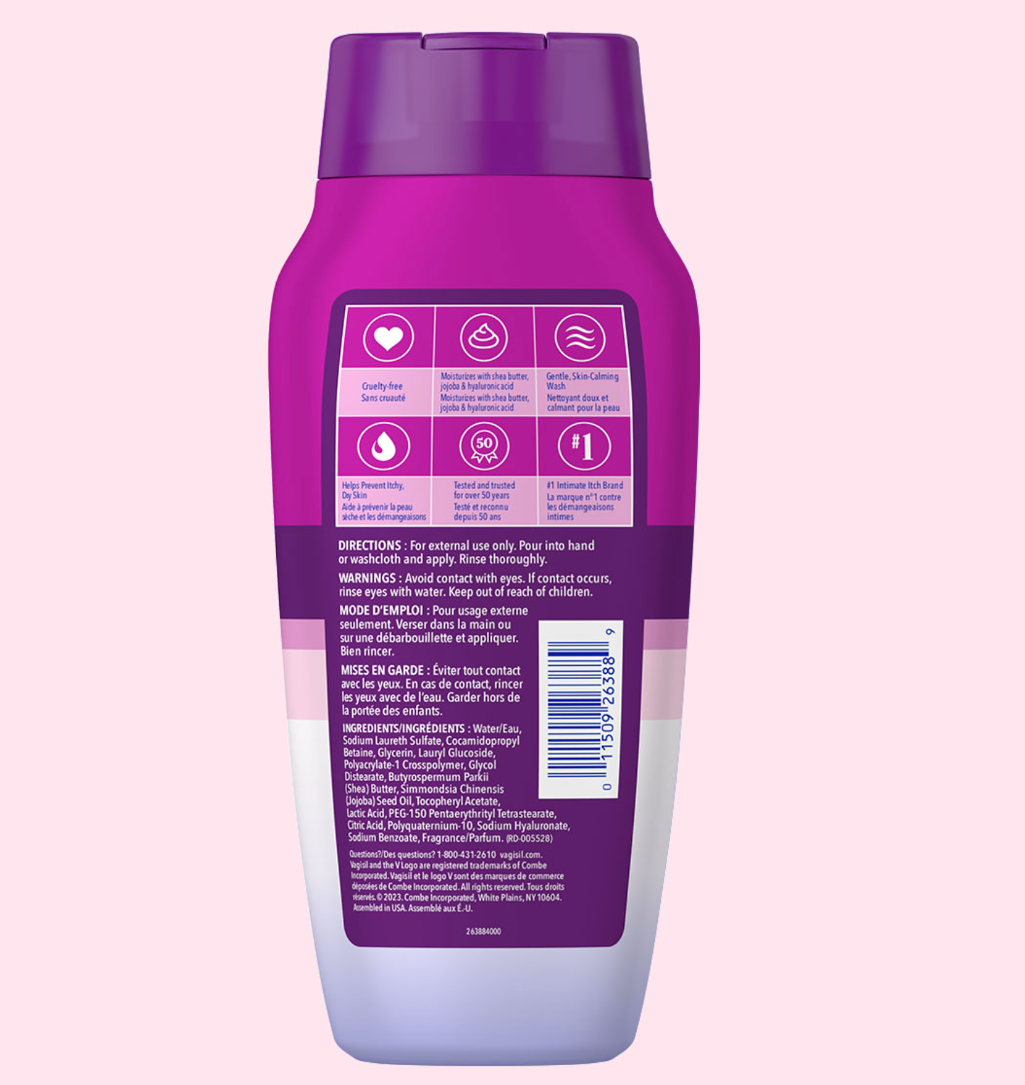 Vagisil: Itch Protect+ Crème Wash (360ml)