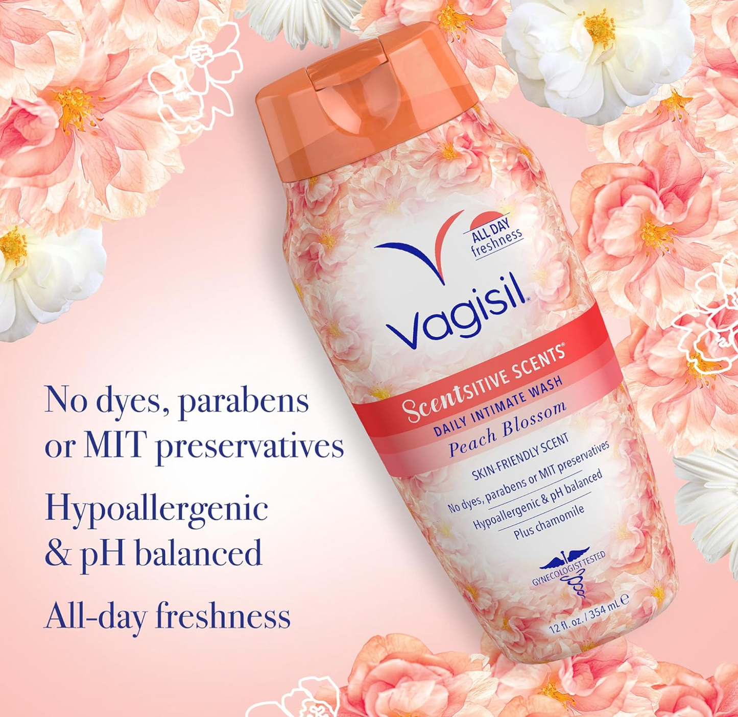 Vagisil: Peach Blossom Feminine Wash (360ml)