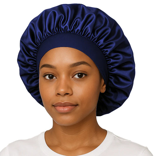 Satin Bonnet: (Blue)