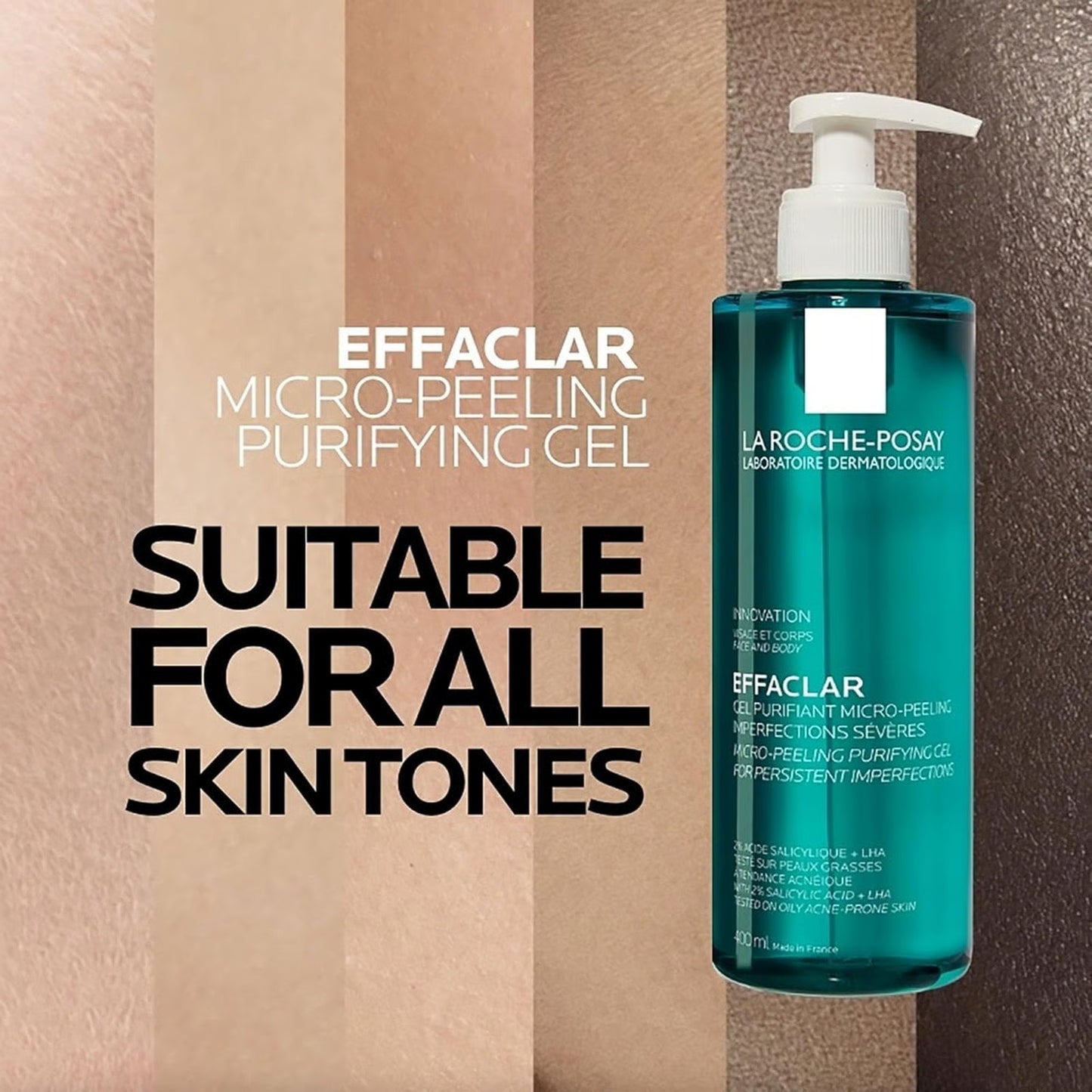 La Roche Posay: Effaclar Micro-Peeling Gel Cleanser (400mL)